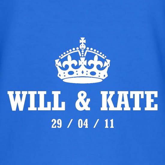Will And Kate Royal Wedding t shirt